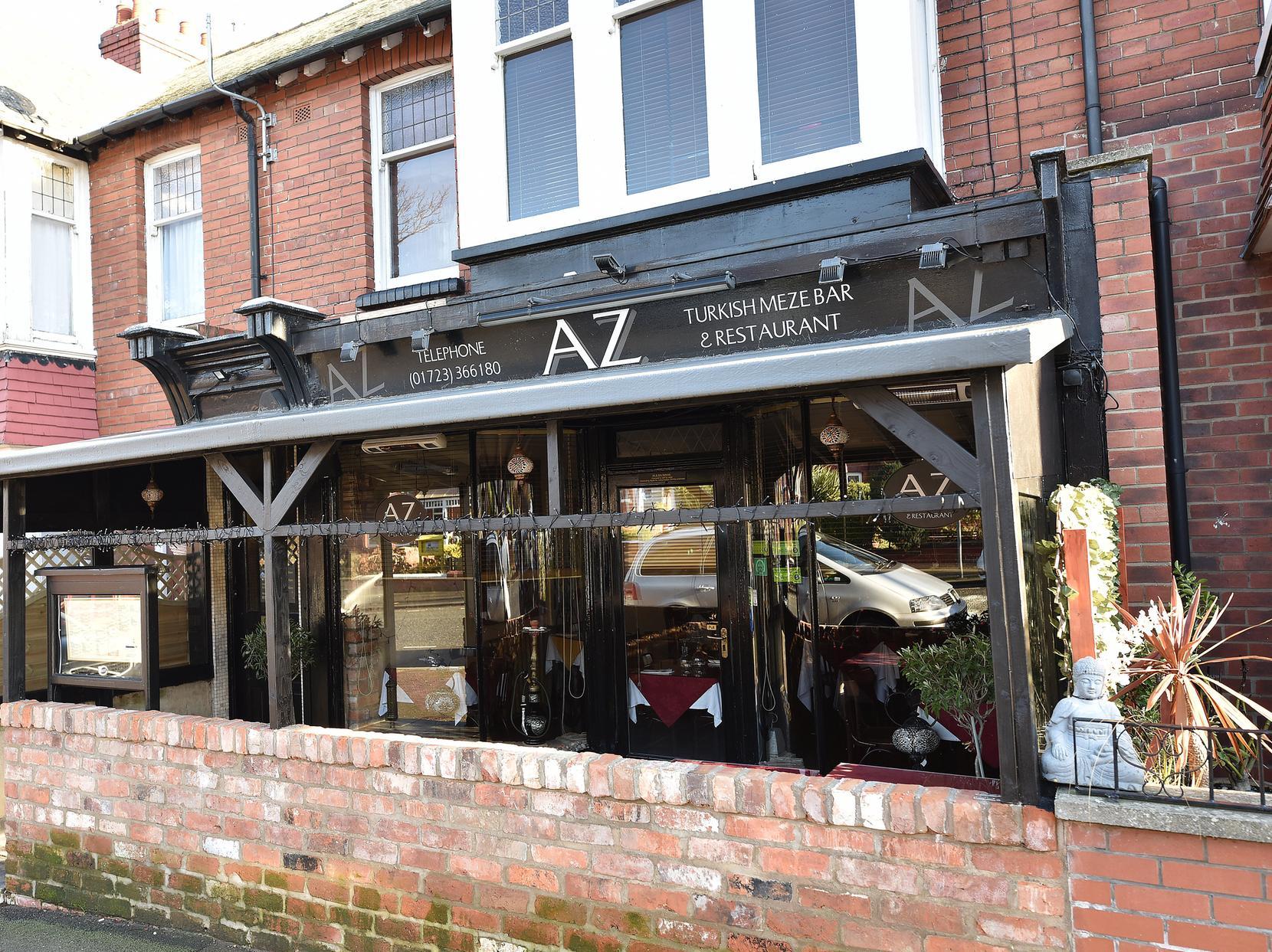 A reviewer said: AZ restaurant is fantastic and is one of the best in Scarborough if not 'the best'. Clean, tidy, immaculate. Atmosphere is wonderful and service is second to none.