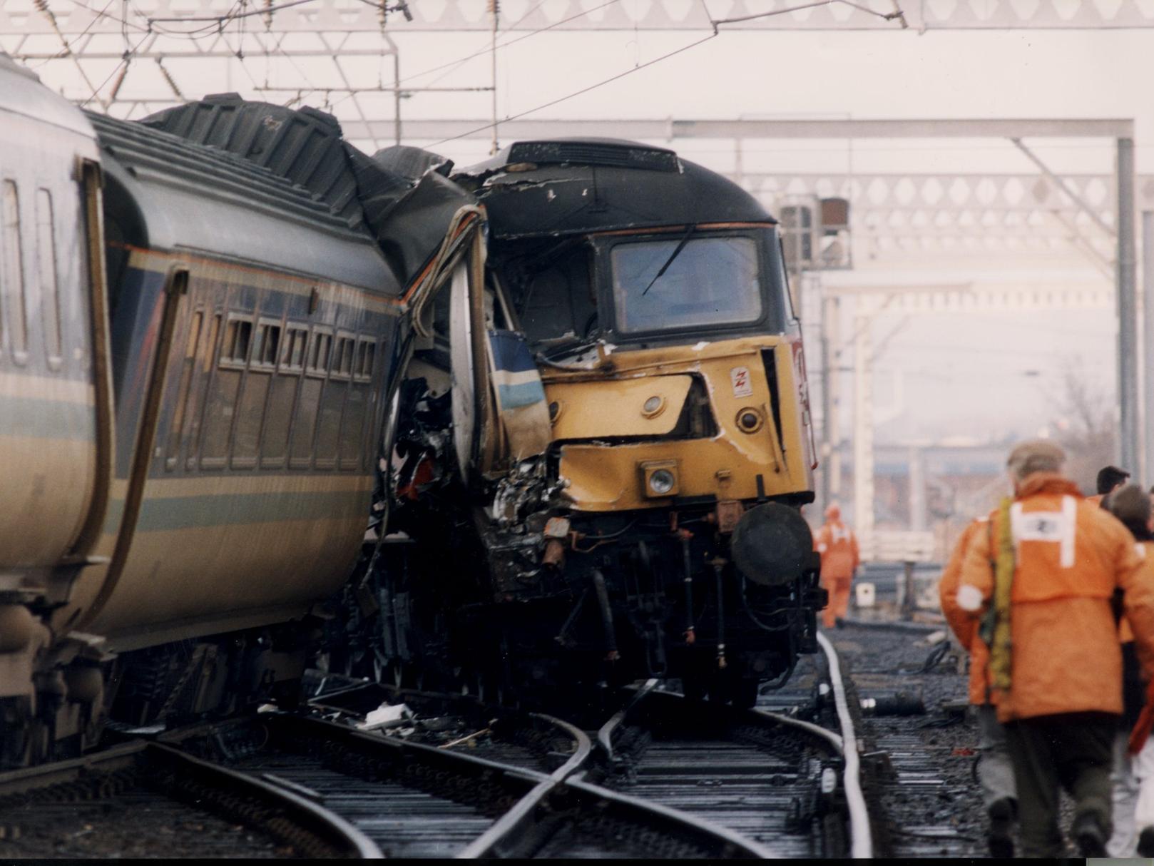 Two trains collided at the edge of Leeds City Station causing widespread chaos for the travelling public.