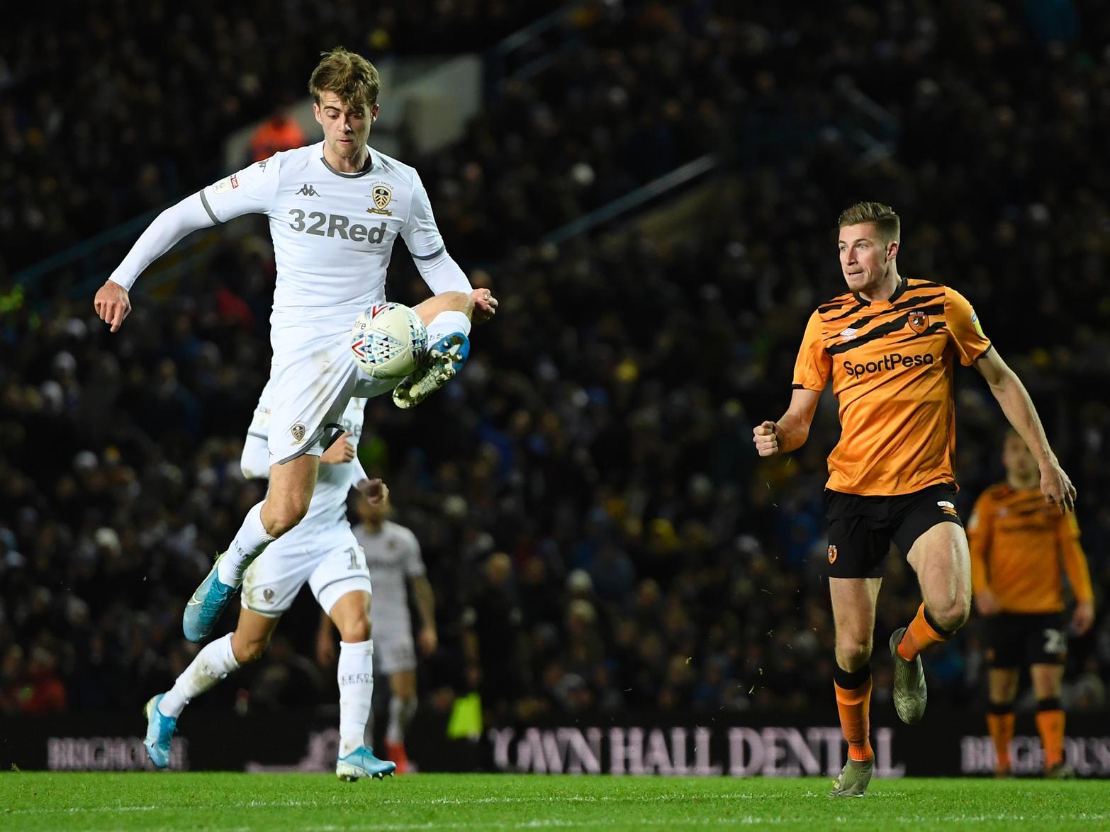 Patrick Bamford hit the post before Gjanni Alioski stroked in Leeds' second goal (Pic: Getty)