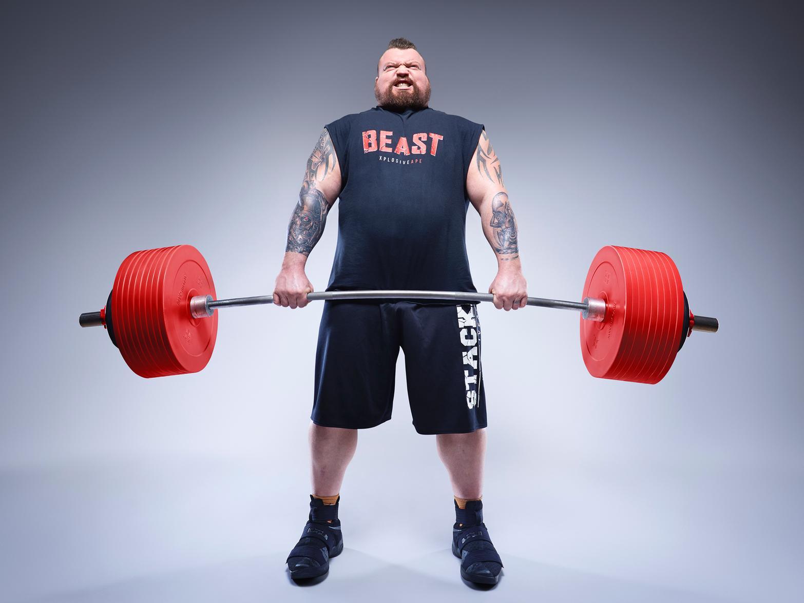 The heaviest Strongman deadlift is 500 kg (1,102 lb 4.9 oz) and was achieved by Eddie Hall (UK) at the World Deadlift Championships at the First Direct Arena, in Leeds, UK, on 9 July 2016.
