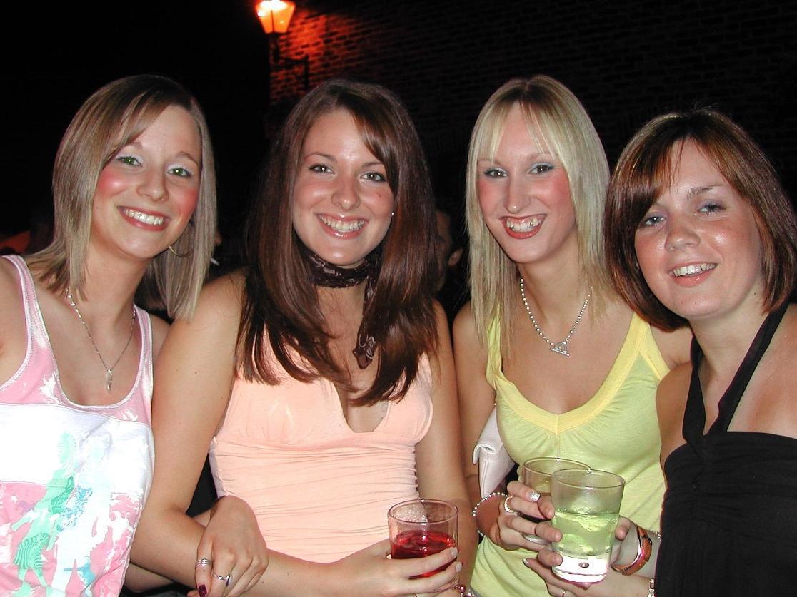 Lauran, Kathryn, Hayley and Rachel in 2004.
