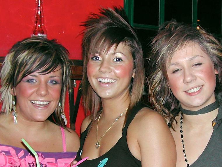 Gemma, Michelle and Jodie in 2004.