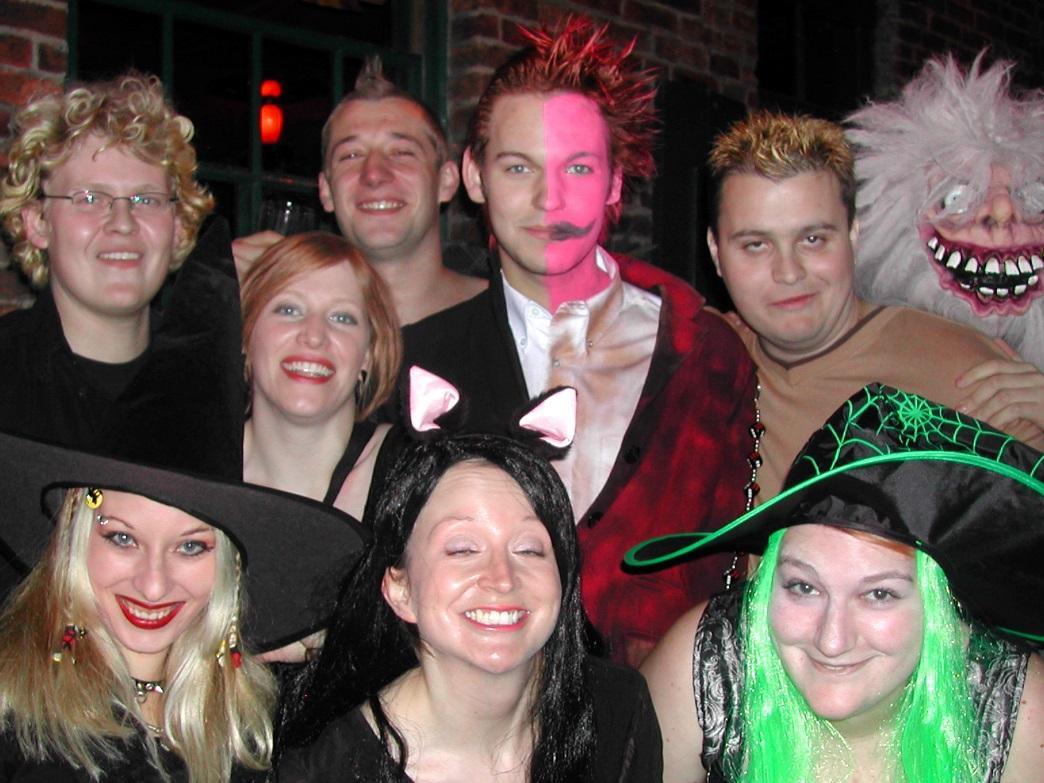 The Halloween Crew in Mex bar in 2004.