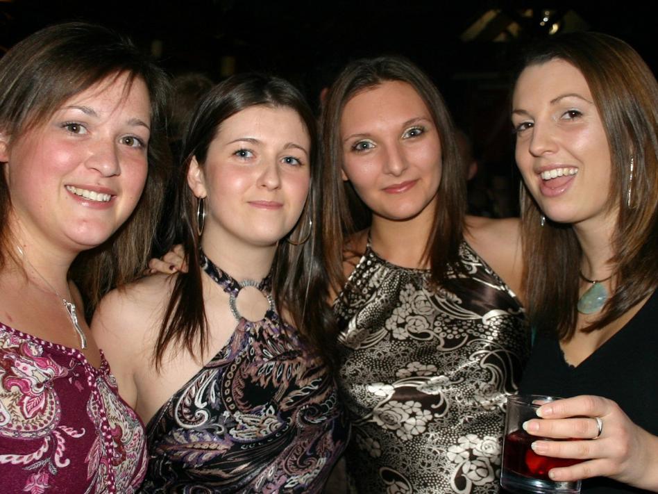 Sally, Debs, Chrissie and Sarah in 2005.