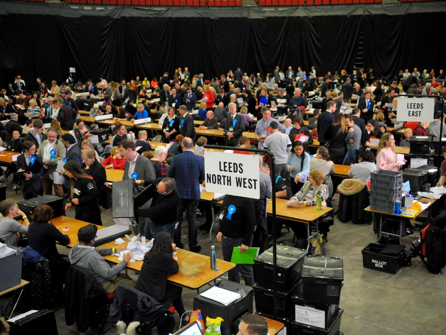This is how Leeds voted in the General Election 2019. Photo by Steve Riding.