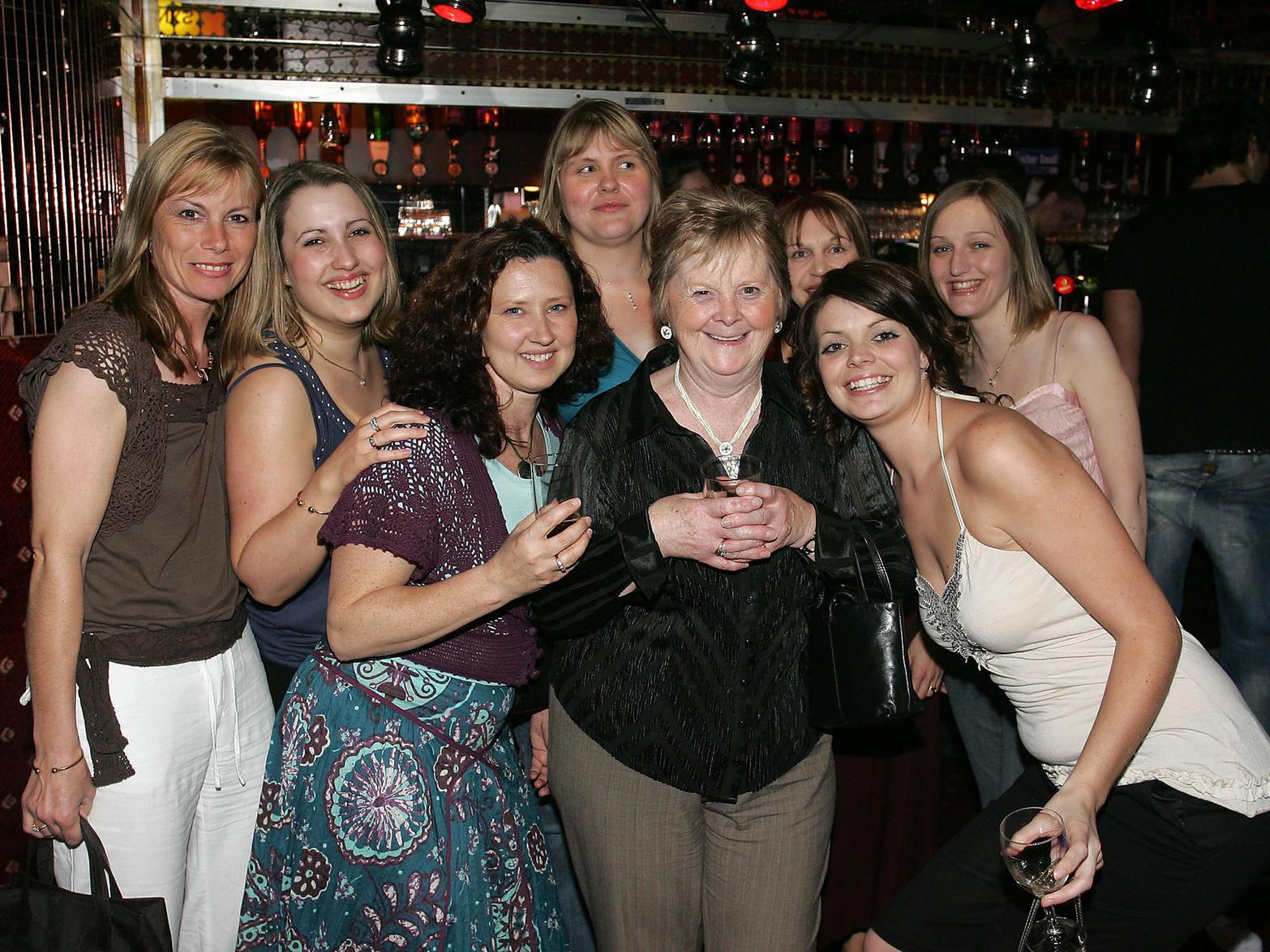 Christine Donovan (centre) celebrates her retirement from Dale House School with friends and colleagues at The Frontier.