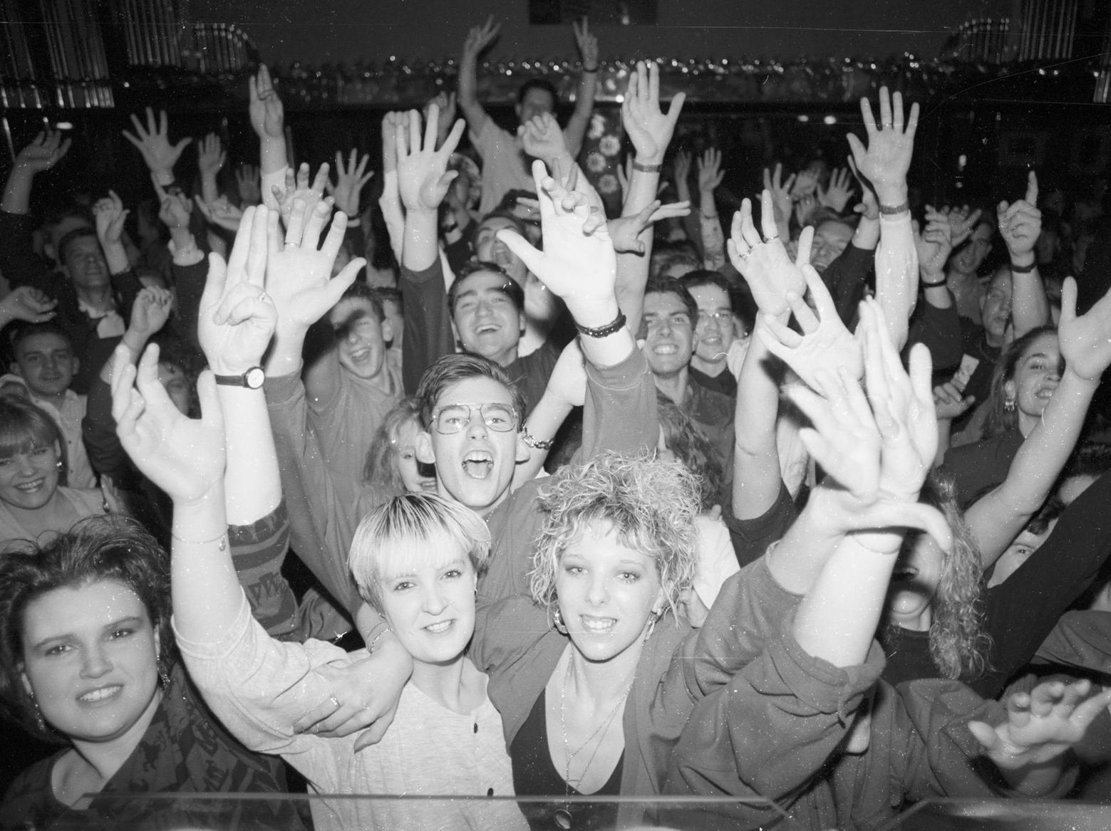 These ladies are keen to be spotted - but which nightclub was it taken in?