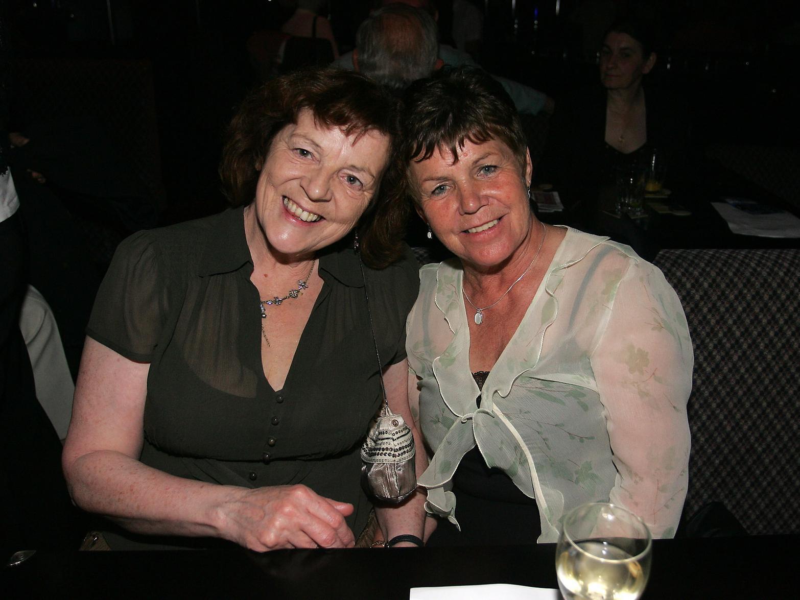 Sandra Calaghan and Patricia McDonagh enjoy a night out.