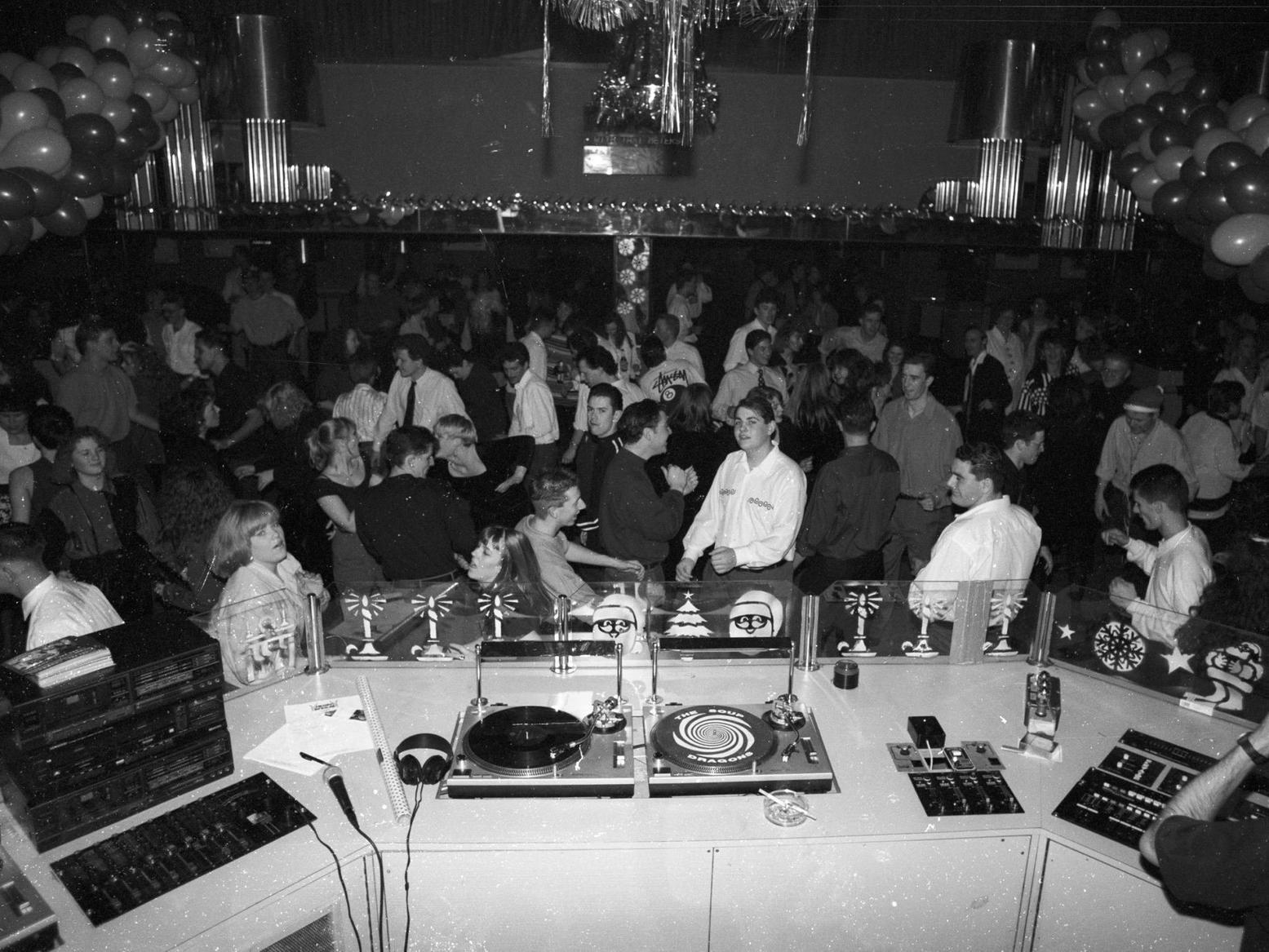 This hi-fi system and decks were state of the art at the time. But in which Leeds nightclub was this photo taken?