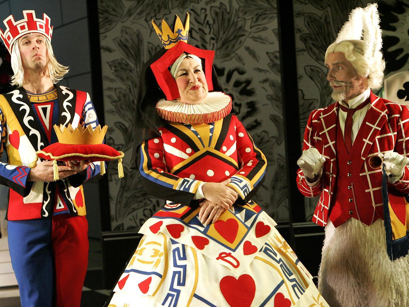 It was 'off with their heads' as the Playhouse staged Alice in Wonderland.