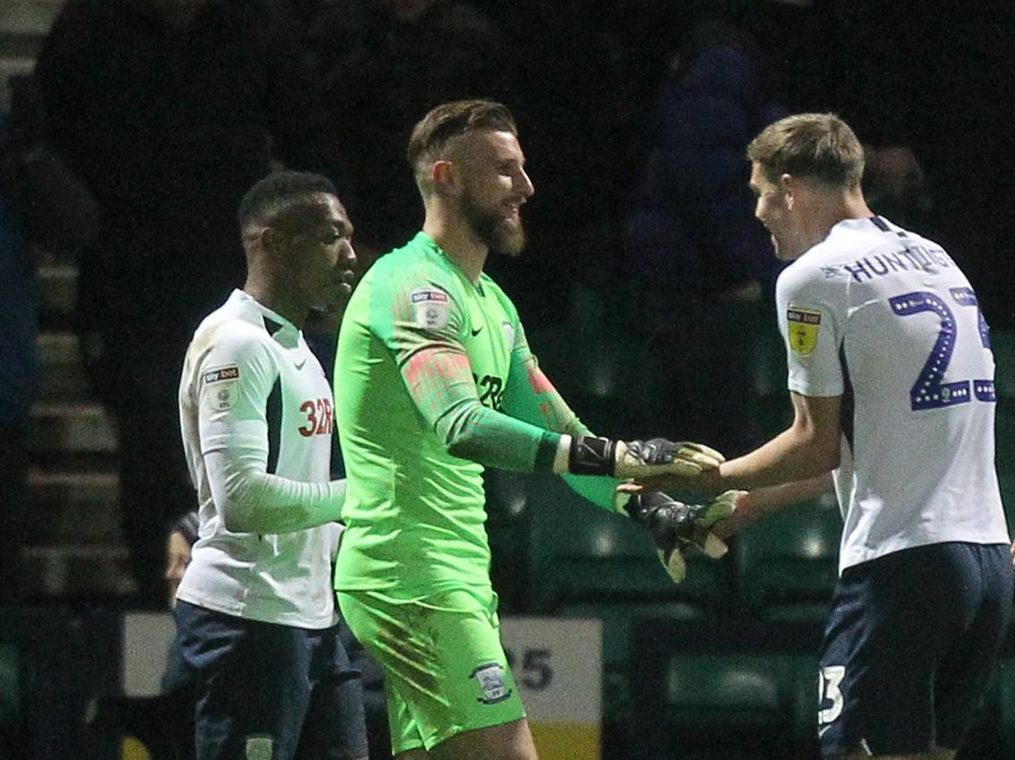 The PNE goalkeeper made a great save with his legs in a one-on-one with Harry Cornick at 1-1 and then tipped the follow-up from Lualua over the bar.