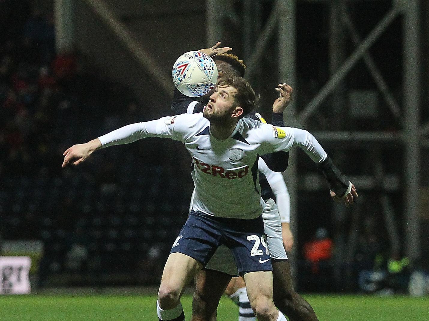 Came on for Browne as PNE switched system to get more width. Worked hard and added pace to North End's approach