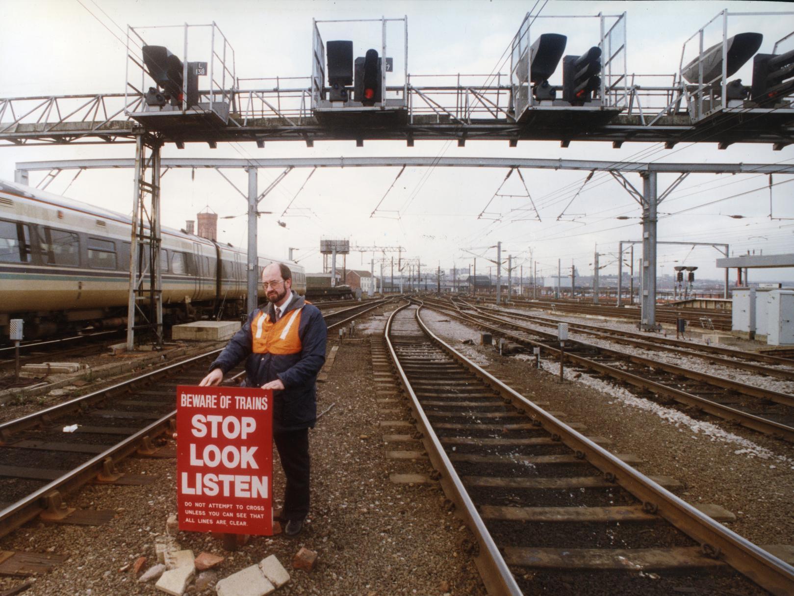 This is Geoff Bounds who was in charge of a project to end the problems at the West End of Leeds City Station.