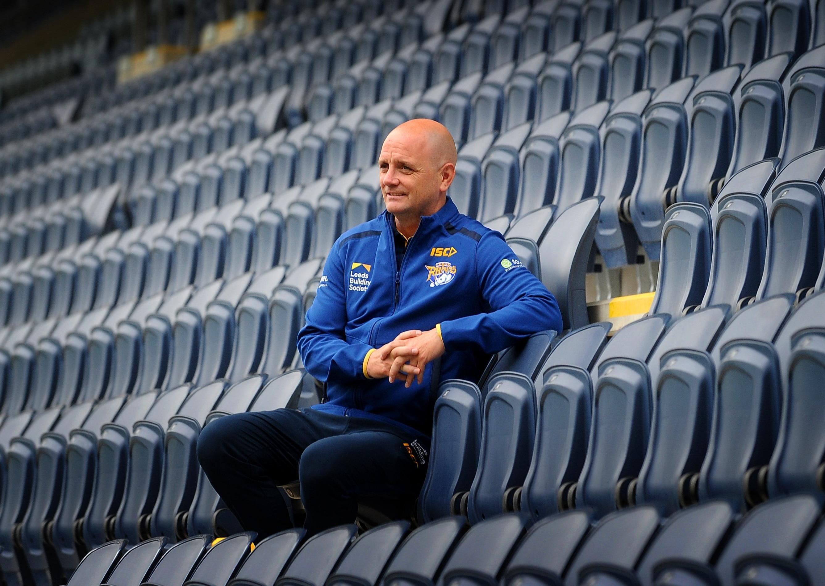 Leeds Rhinos head coach, Richard Agar. PIC: Simon Hulme/JPIMedia