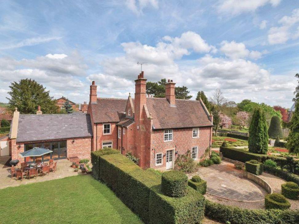 This Grade II listed house is one of the important Prebendal houses set around Southwell Minister according to the listing. Comes with four bedrooms plus attic rooms and additional three bedroom coach house. Guide price 2,000,000 GBP