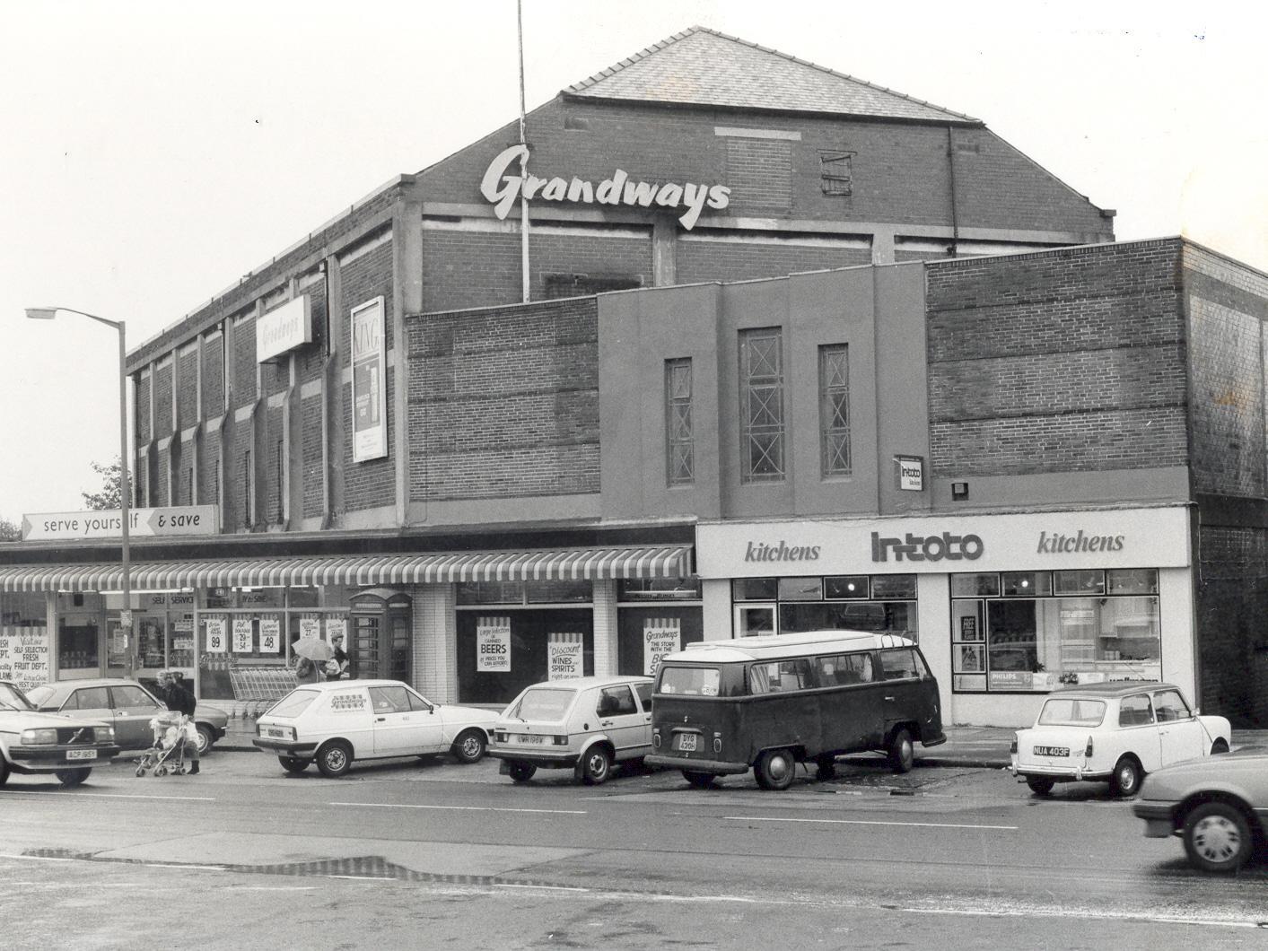 The former Glen Royal cinema is tucked away behind other businesses and is itself a supermarket.