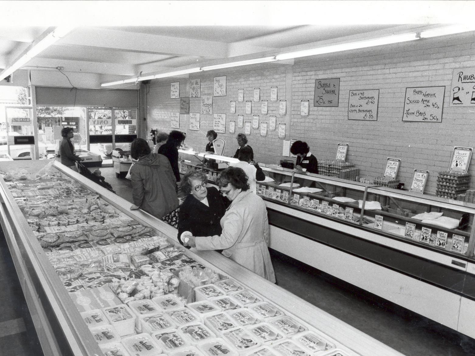 Jack Fulton Frozen Foods opened its 'Frozen Food Centre' on Town Street. The firm had been in the town for some time but it became obvious that the original premises were too small.