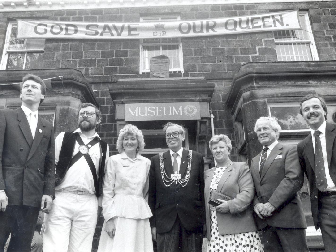 The Lord Mayor of Leeds, Coun Arthur Vollans, opened Horsforth Town Village Museum on The Green as Horsforth Town band played and Morris men danced.
