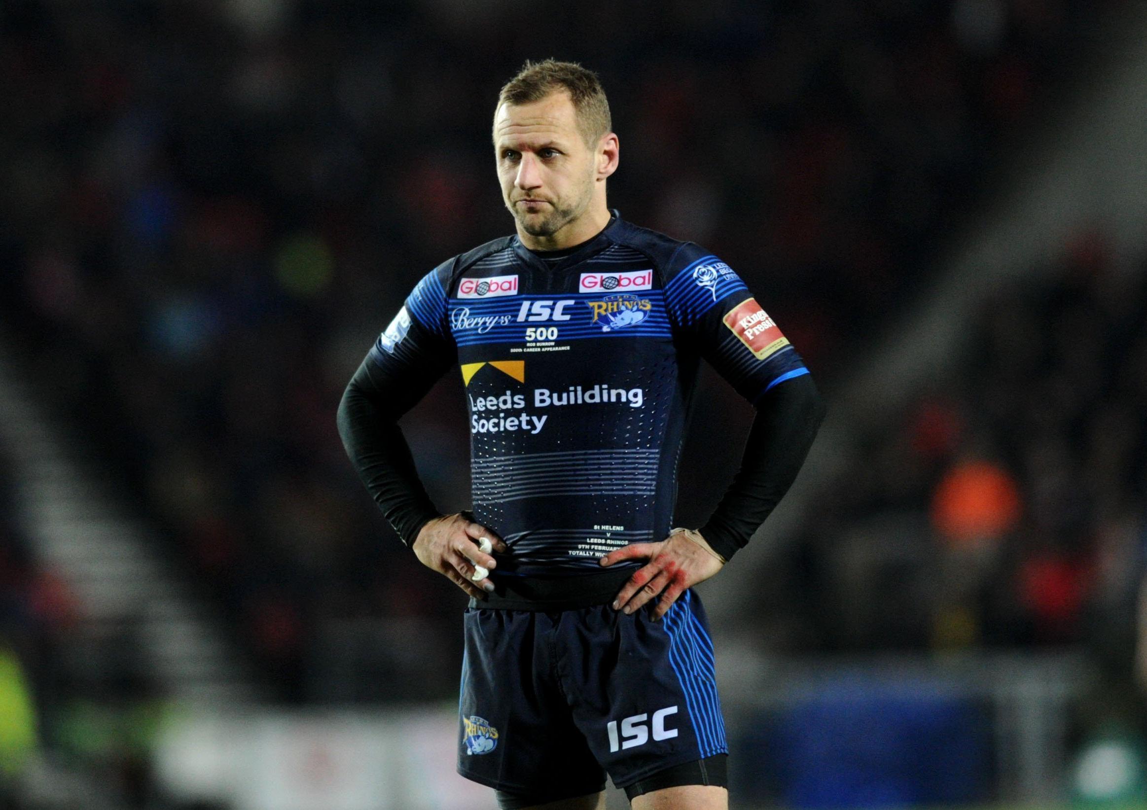 Rob Burrow makes his 500th career appearance with a special numbered jersey on February 9, 2017.