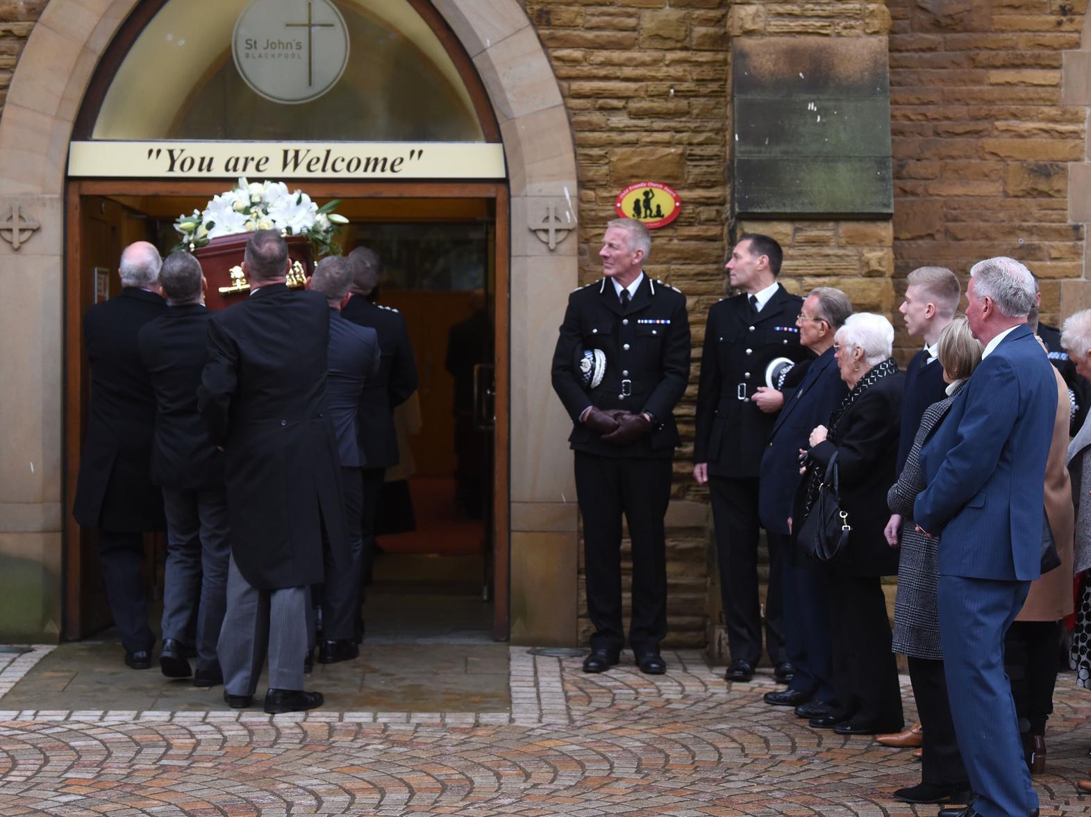 Top Lancashire Police officers pay respects to incredible Blackpool philanthropist Maureen Richardson