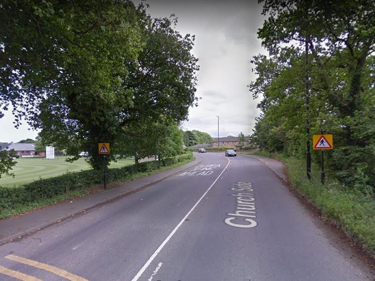 A639, Methley - between the junction of The Hollins and 110m East of Green Row