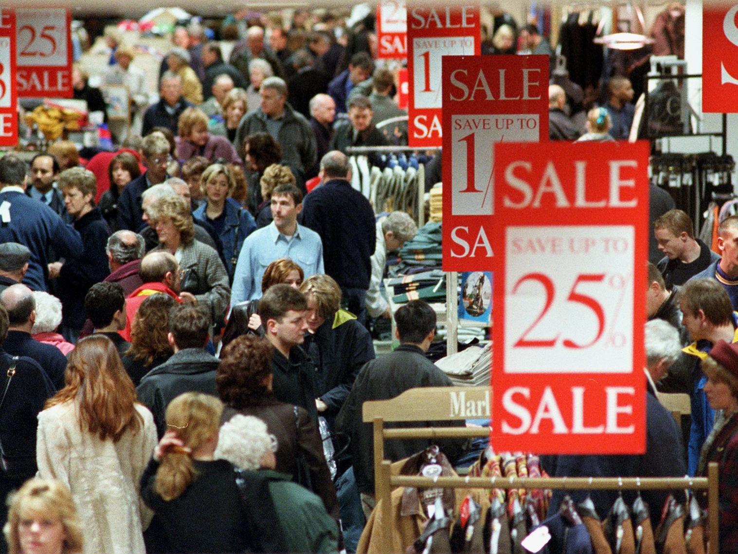 Enjoy these photos from the Christmas sales in Leeds through the years. PIC: Mel Hulme