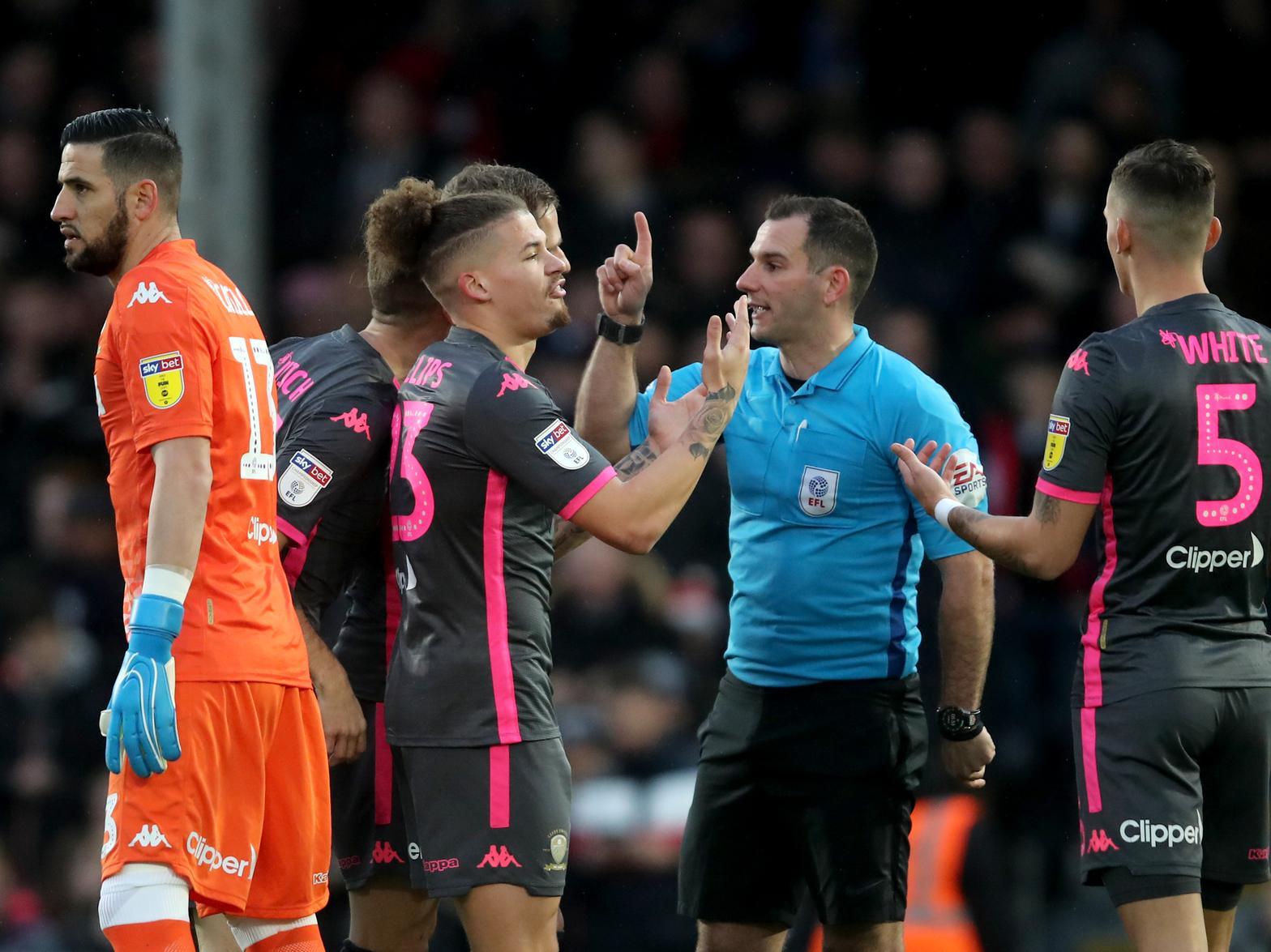 Leeds protested Tim Robinnson's decision to award Fulham an early penalty (Pic: Getty)