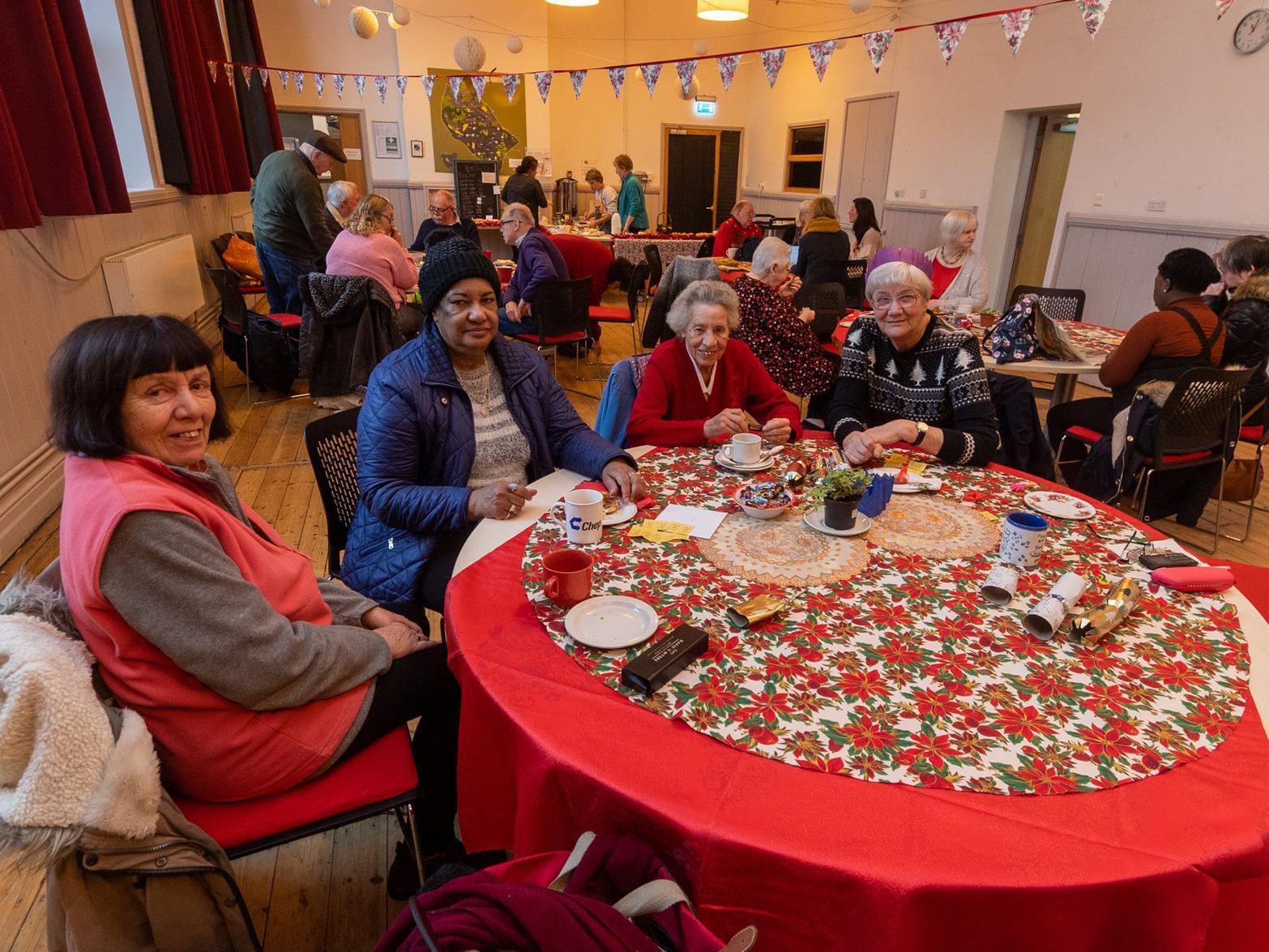 Visitors attending the morning cafe session at HEART in Headingley.