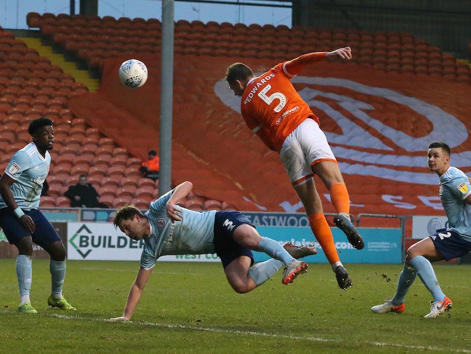 Ryan Edwards came close to scoring for the Seasiders