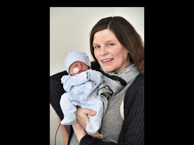 Parents Amy Pearce and Chris Turner welcomed baby Harrison 5lb 6, from North Shore, Blackpool