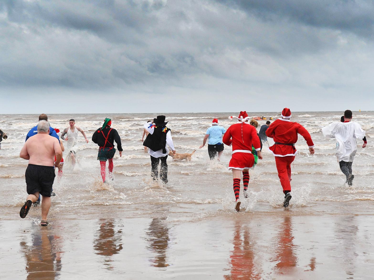 12 photos of the Boxing Day Dip for Heroes in Bridlington