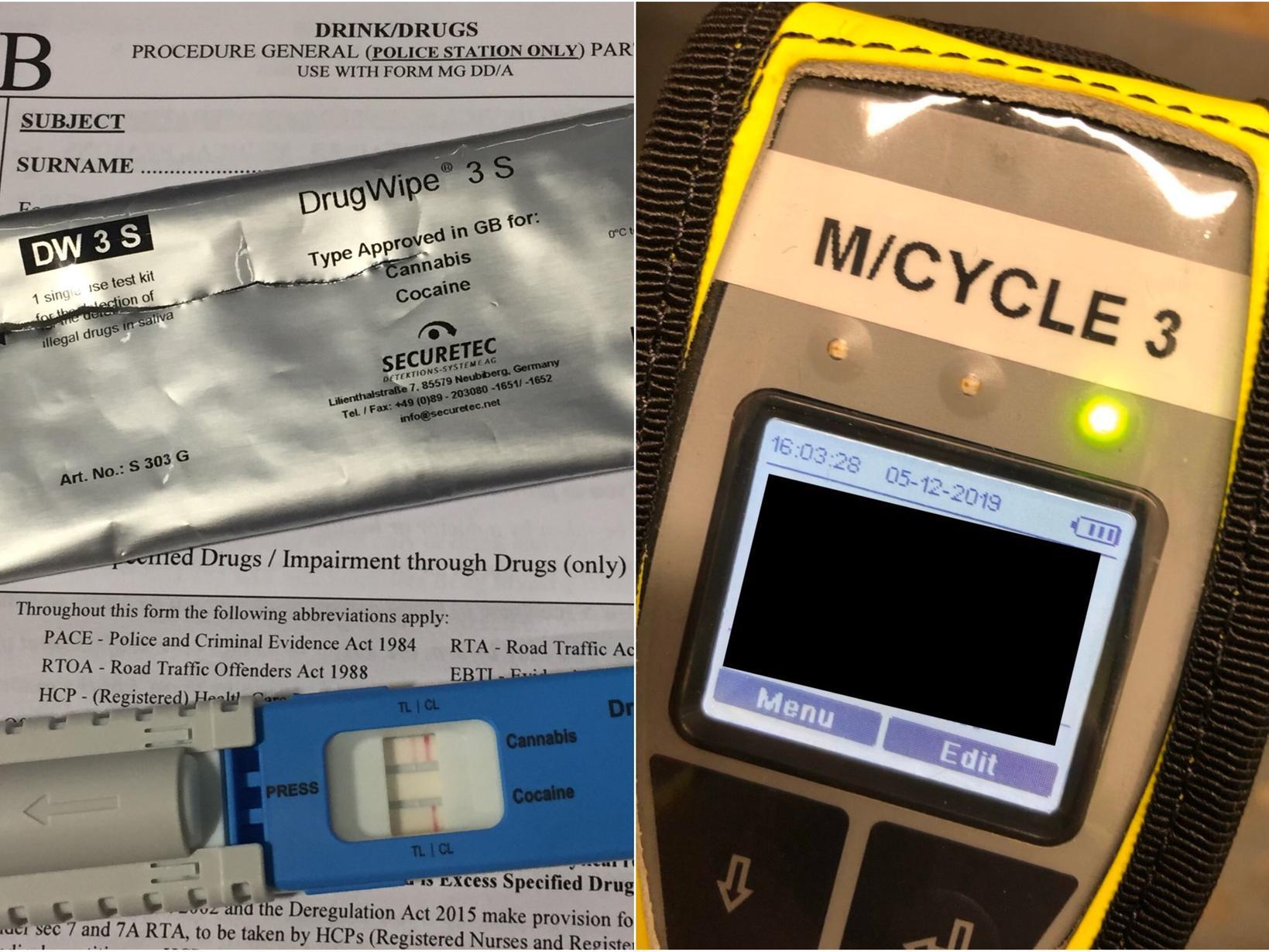 WYP have arrested 396 drivers for failing roadside breath tests for alcohol or roadside saliva specimen tests for cocaine or cannabis (Photo: WYP)