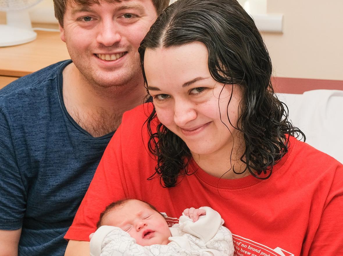 Eleanor Atkinson was born at Royal Preston Hospital on November 15 at 12.04am, weighing 6lb 13oz, to parents Joshua and Alex Atkinson