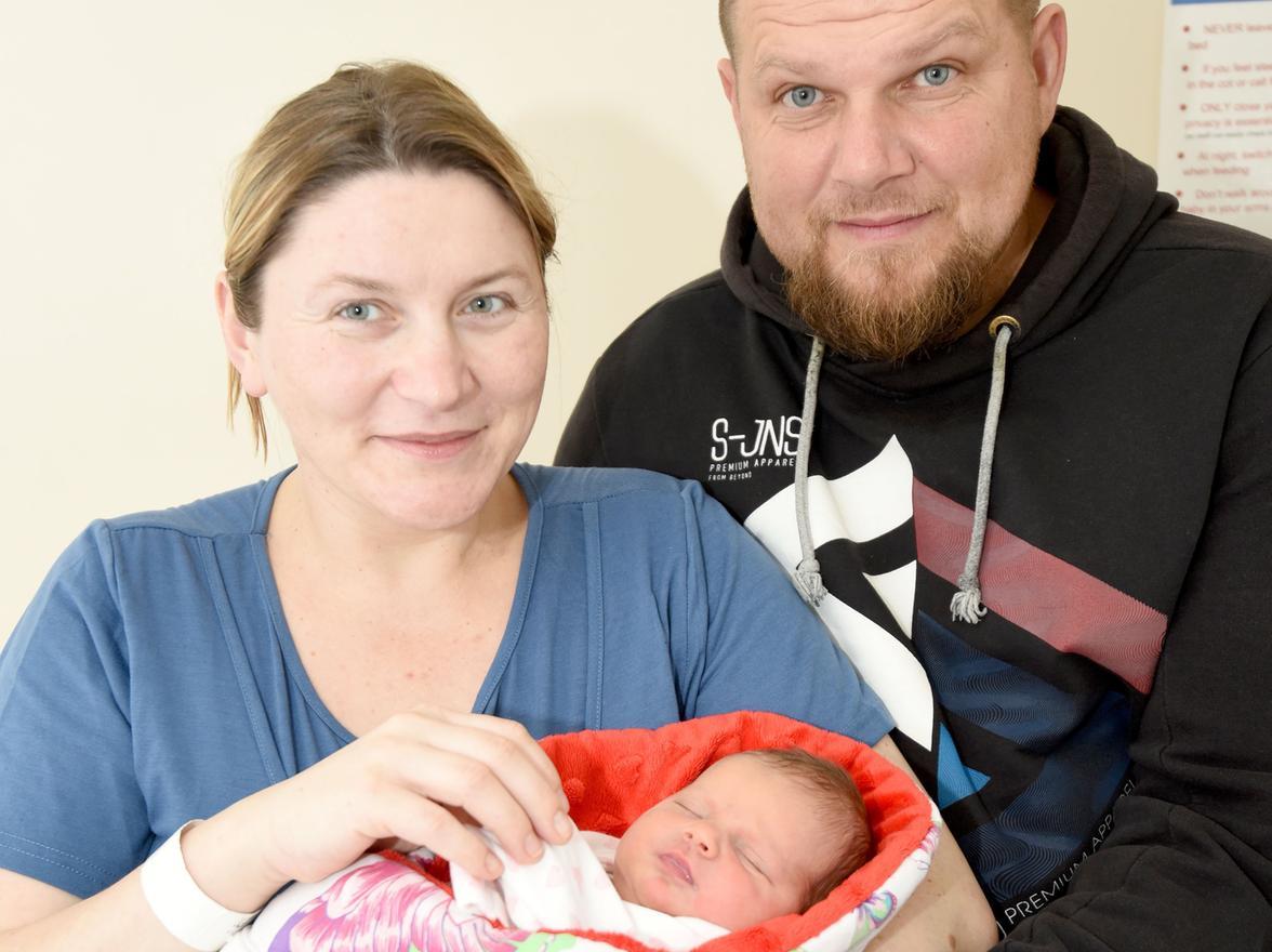 Zofia Pawlak was born at Royal Preston Hospital on November 26 at 9.30am, weighing 7lb 2oz, to Iwona and Piotr Pawlak, from Kirkham