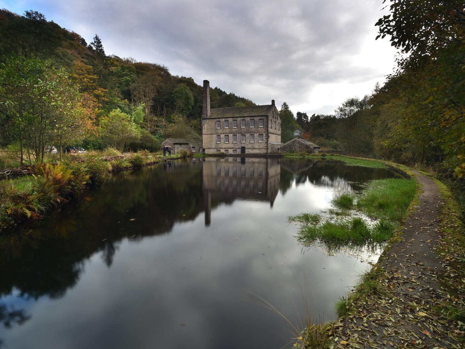 Hardcastle Crags near Hebden Bridge is a great place to spend the day with paths and beautiful woodeed areas to explore as well as the chance to visit the historic Gibson Mill. The property is owned by the National Trust.