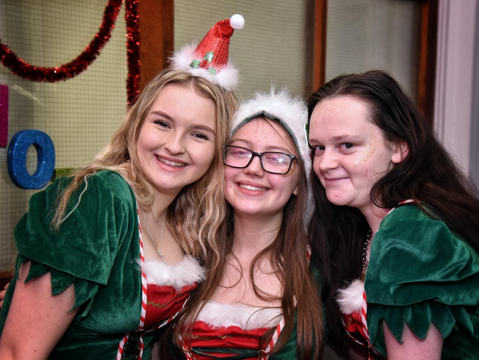 Preston's College students, Aimee Longworth (17), Holly Harness (16) and Lizzie Fitzpatrick (17)