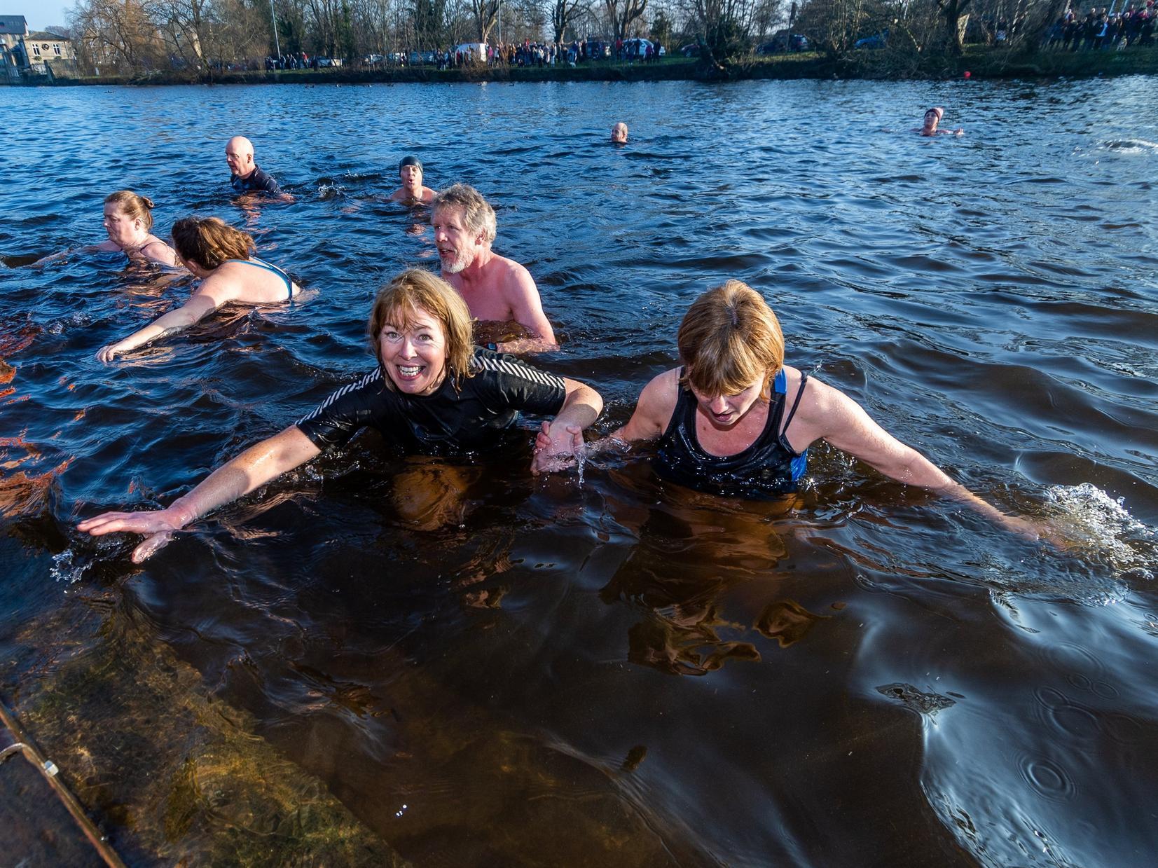 13 brilliant pictures from Otley New Year's Day Swim