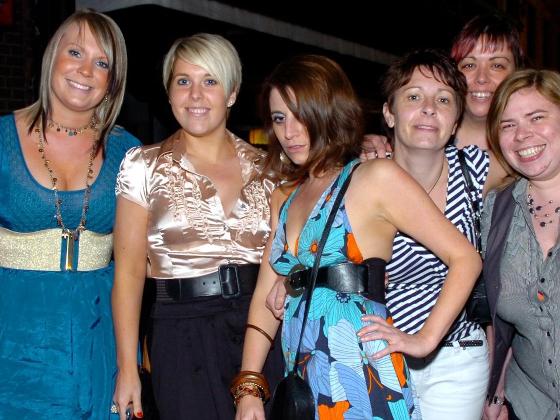 Susy, Lauren, Claire, Lizzie, Nicky and Emma in 2008.