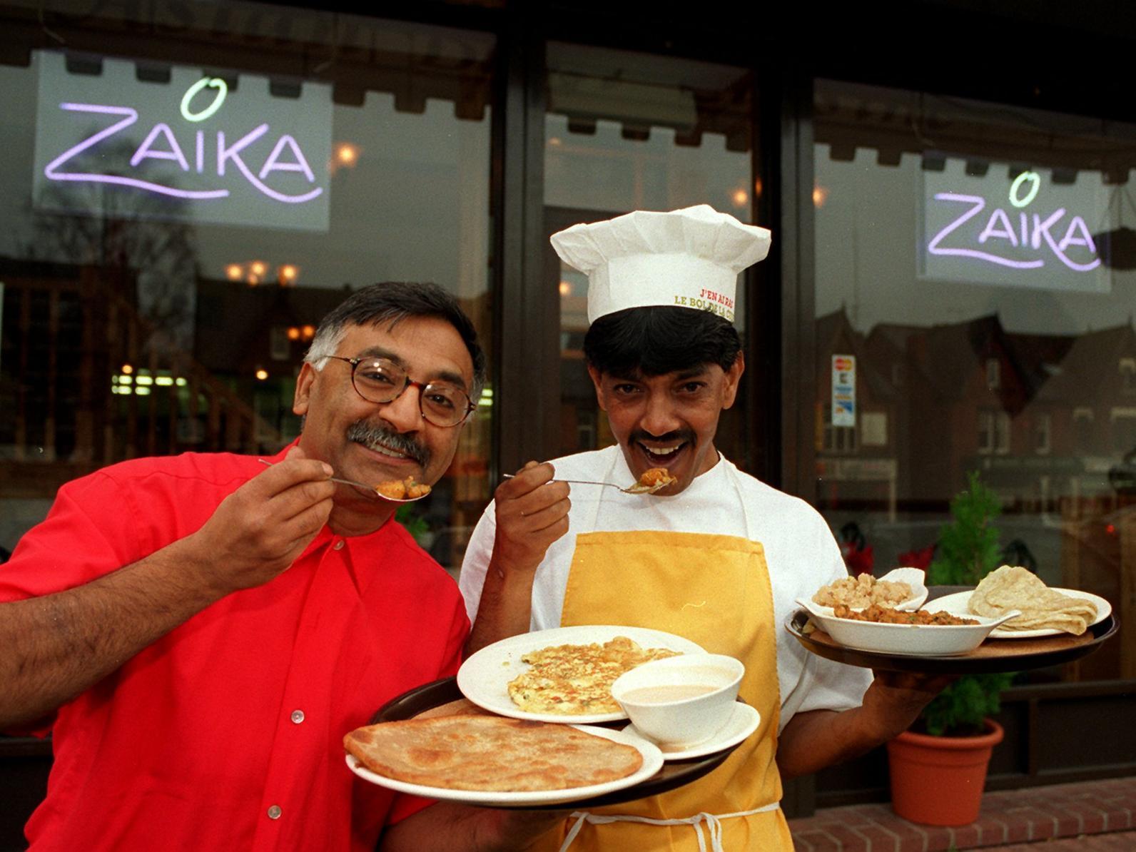 December 1996 and Zaika on Roundhay Road became the first Asian restaurant in Leeds too serve a tradtional Punjabi breakfast on a weekend.
