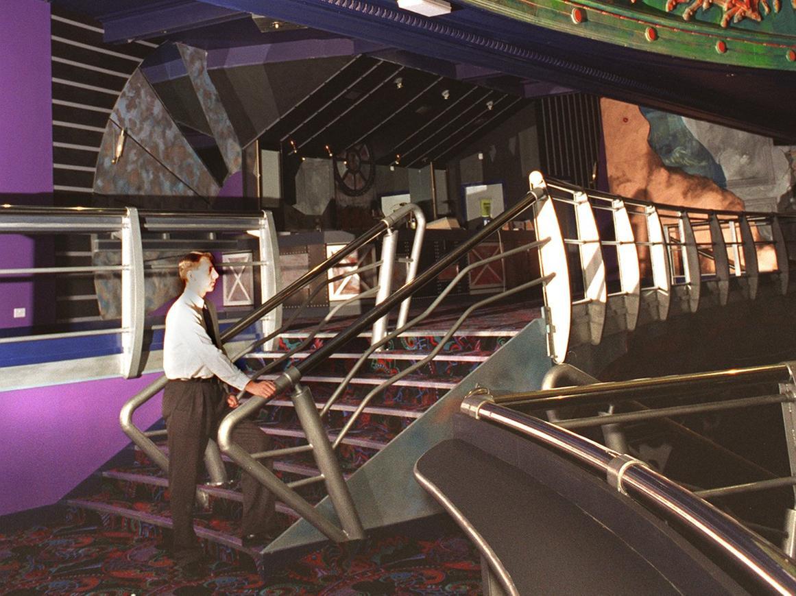 Inside the new Majestyk nightclub in November 1996 ahead of its opening.