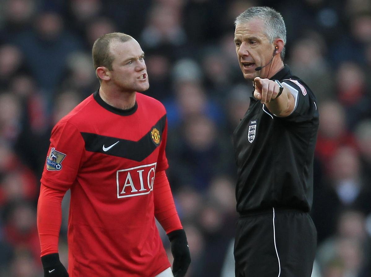 Chris Foy (Merseyside) Showed nerves of steel by waving away two Manchester United penalty shouts. 8/10
