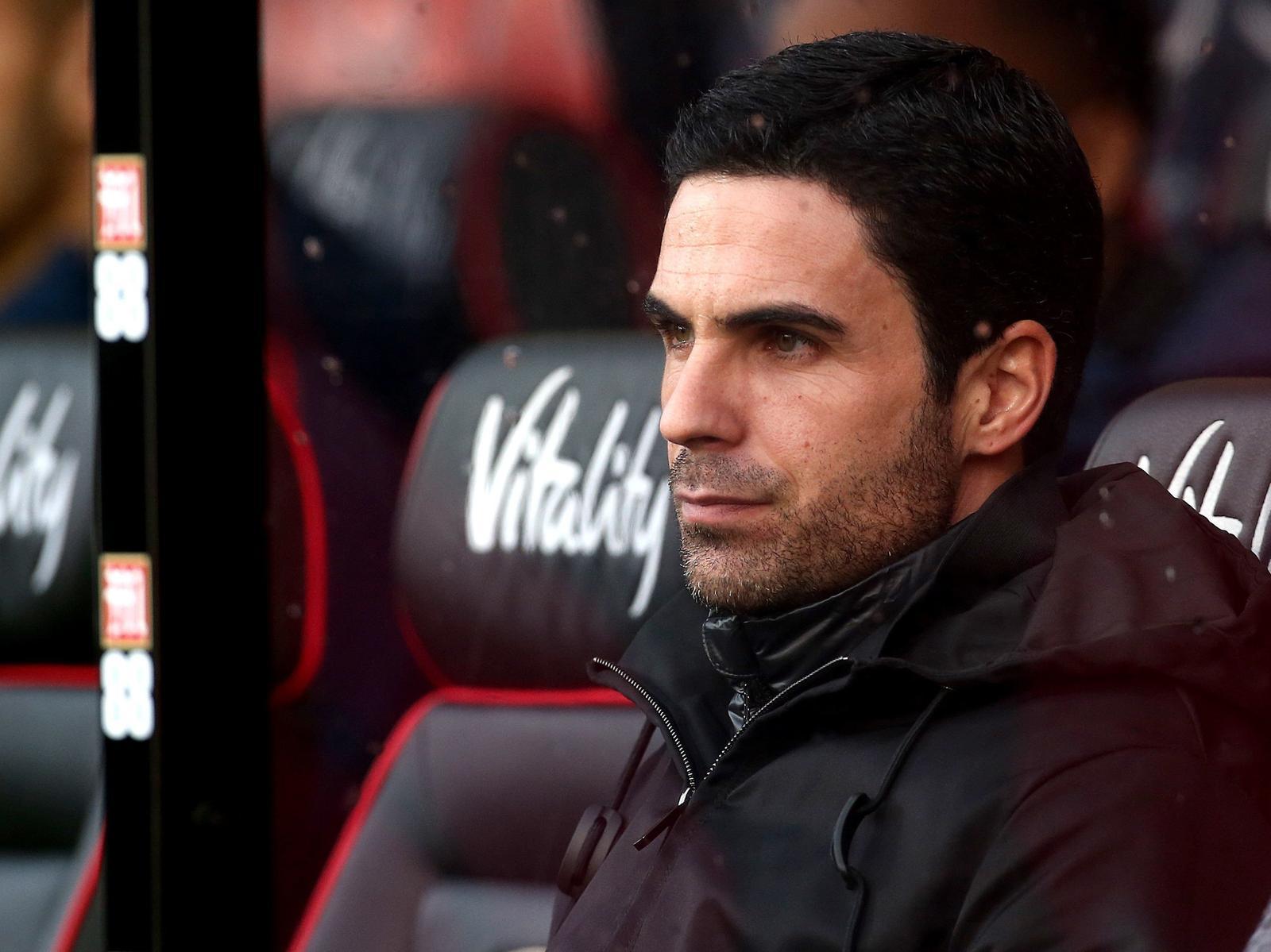 Arsenal head coach Mikel Arteta.