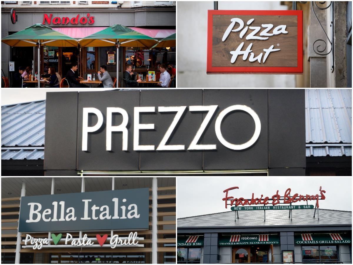 These are the 20 restaurant chains that you want to see in Pontefract and Castleford