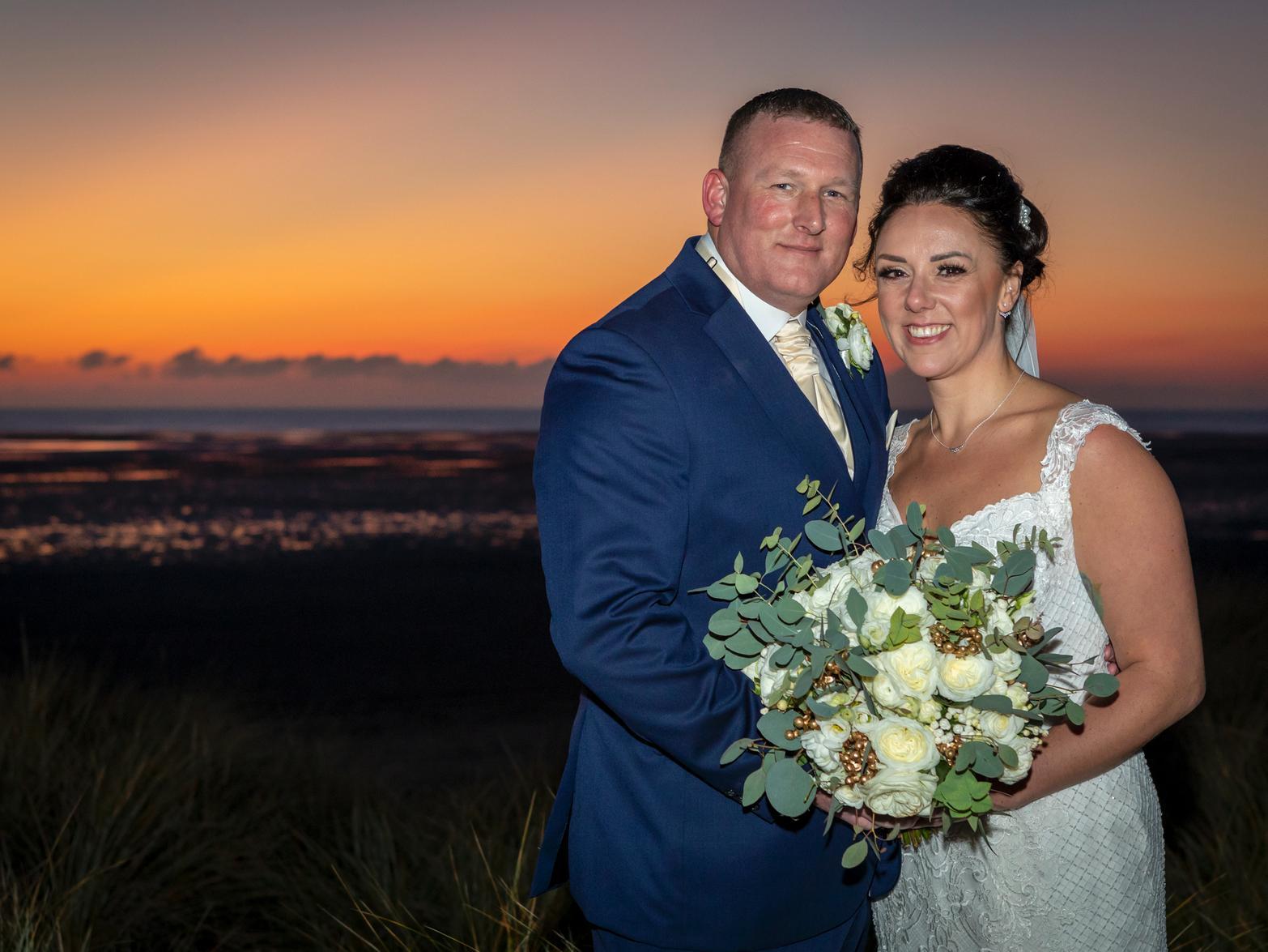 Their whole wedding day was spent at the Glendower Hotel in St Annes and they were very lucky with a day of winter sunshine. Photos: Nick Dagger Photography
