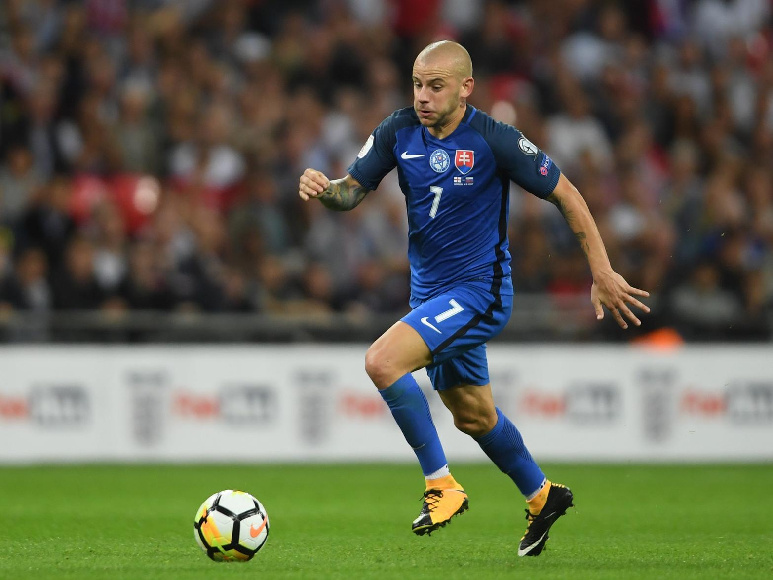 The 30-year-old Slovakia international winger has experience in British football with previous stints at Bolton Wanderers Manchester City and Rangers.
