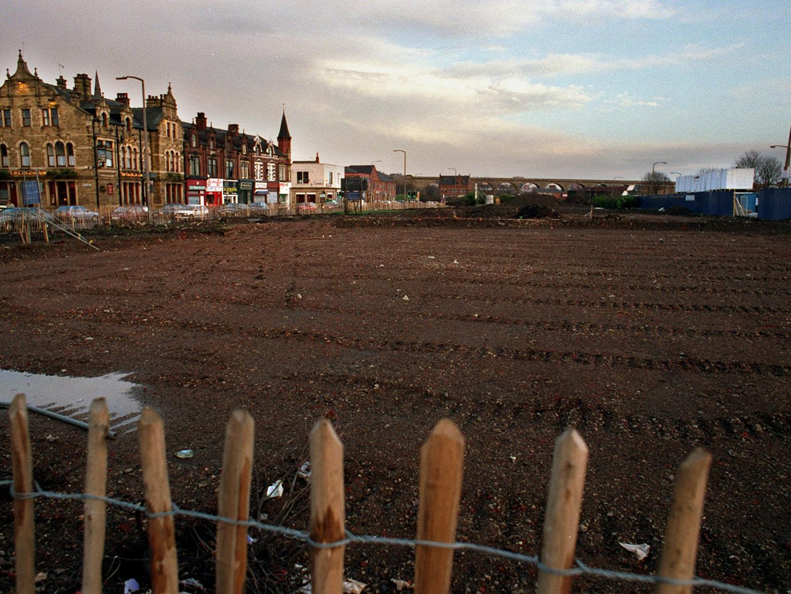The site of the new multiplex cinema on Kirkstall Road in February 1997