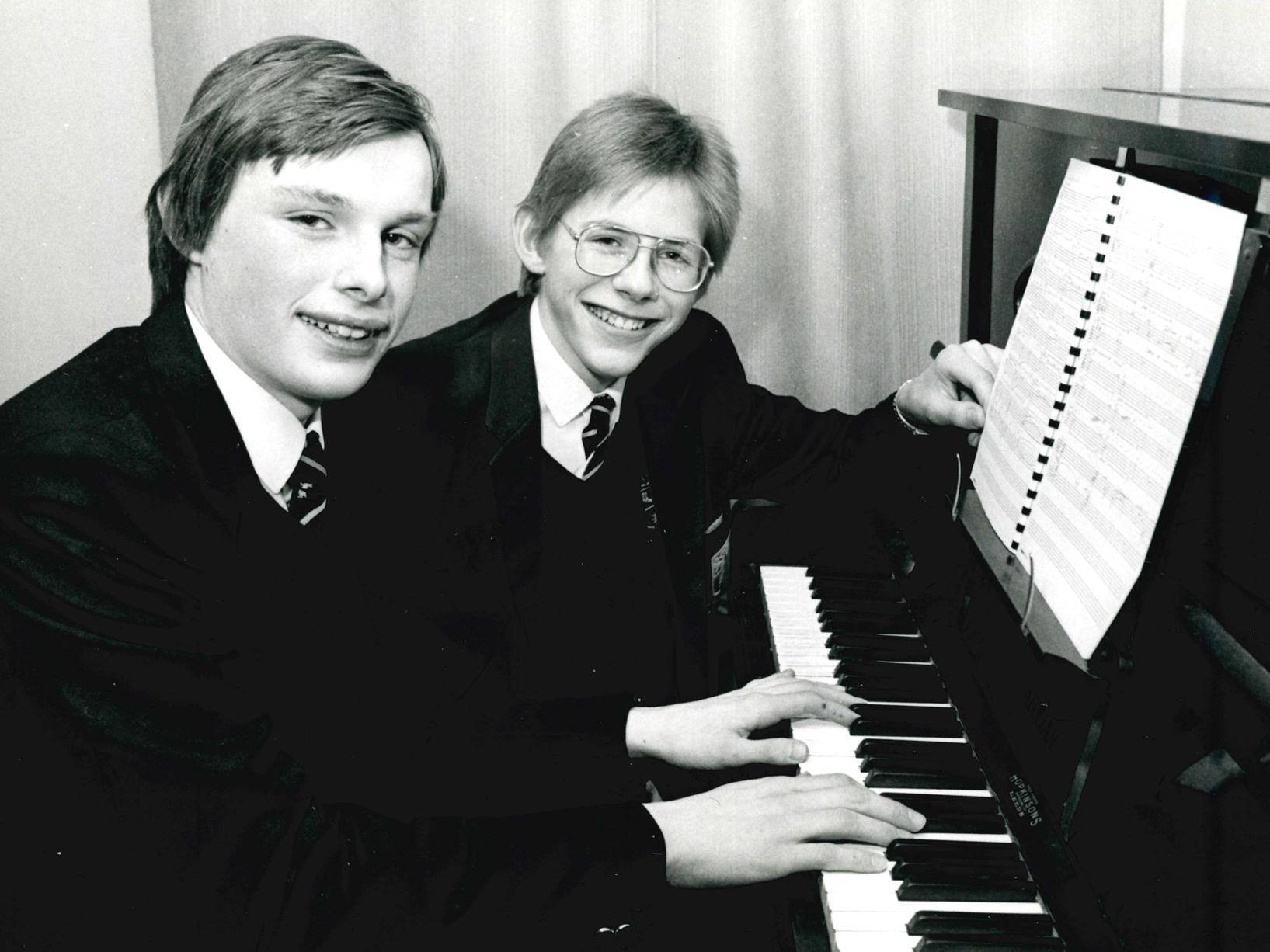 Queen Elizabeth Grammar School. Pupils enter a national music competition. Published in the Wakefield Express 22.1.1988.