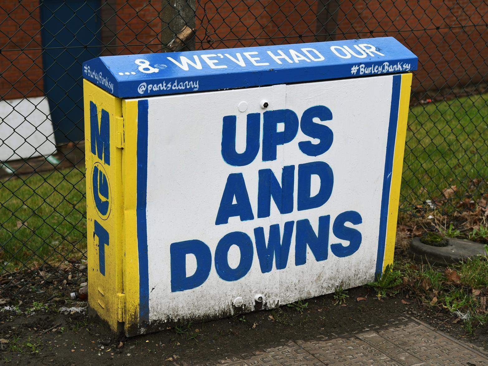 'UPS AND DOWNS' is near McDonalds on Elland Road.