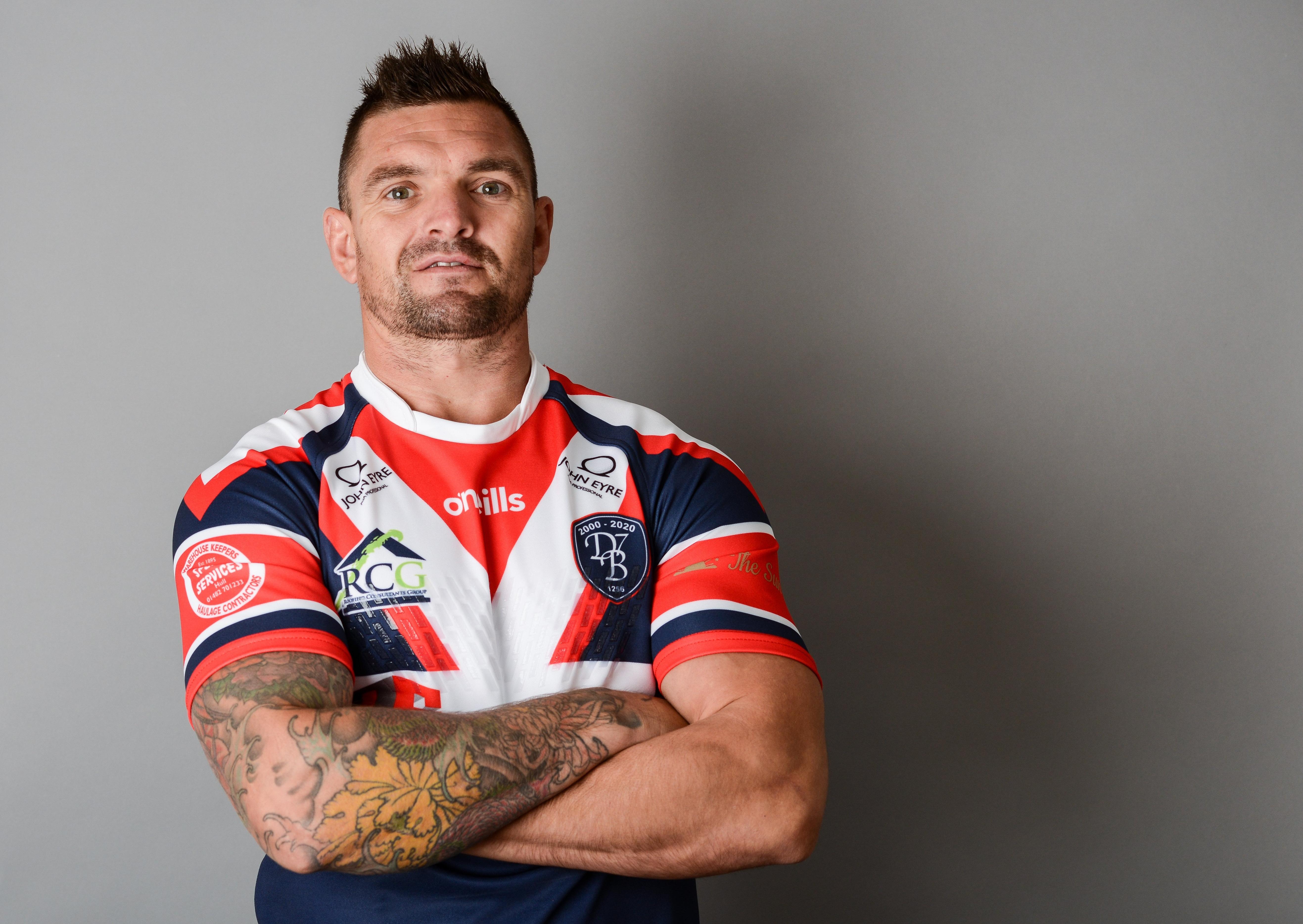Danny Brough, pictured at his Testimonial Shirt launch. Picture courtesy of Dean Williams.