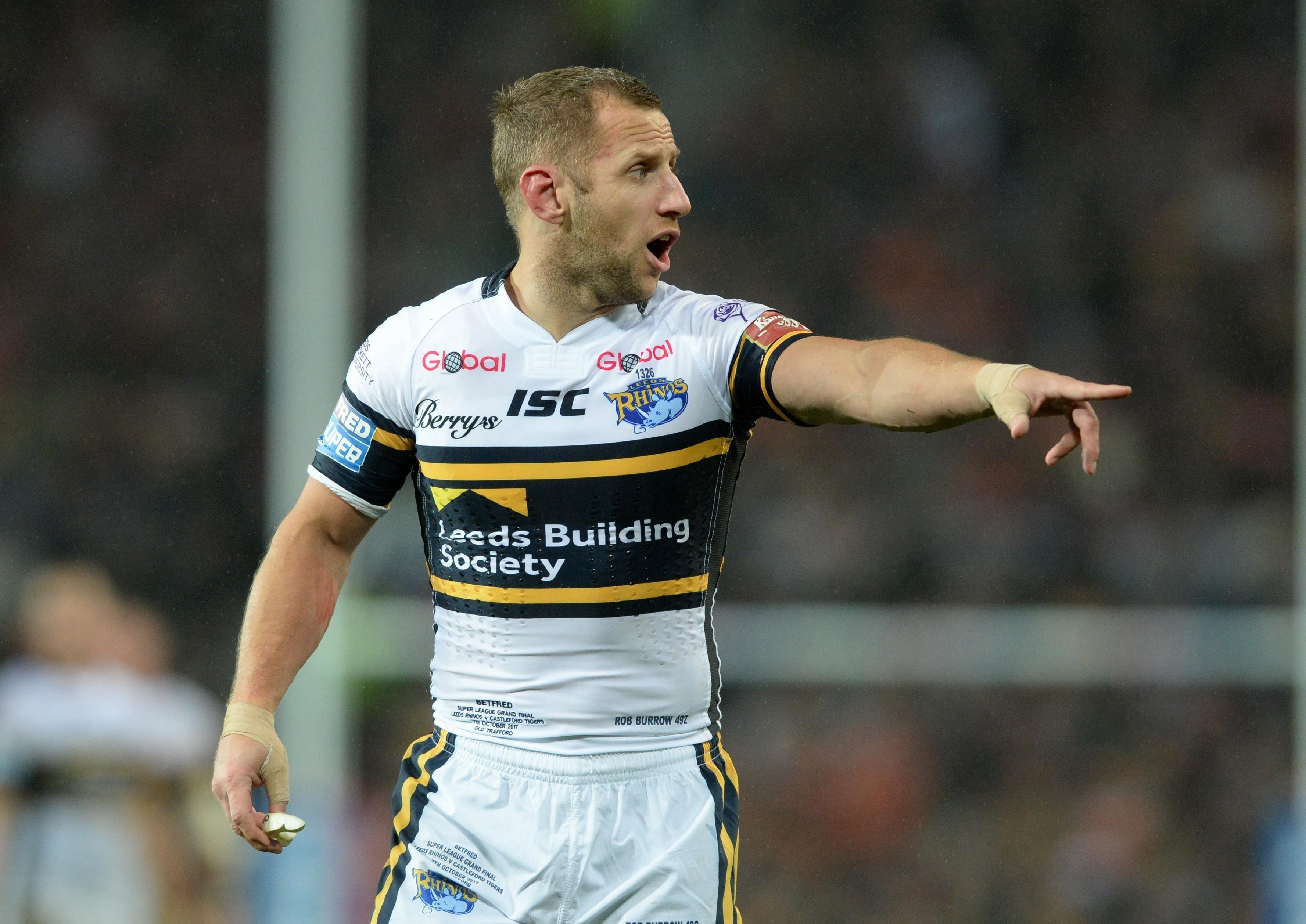 LEGEND: Rob Burrow., in action against Castleford Tigers during the Super League Grand Final in October 2017.  Picture Bruce Rollinson